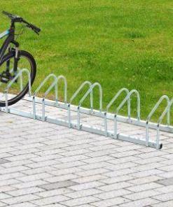 5 Bike Floor Wall Rack Stand