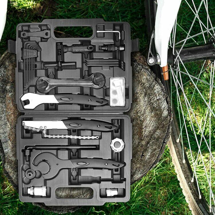 Under seat sales bike tool kit