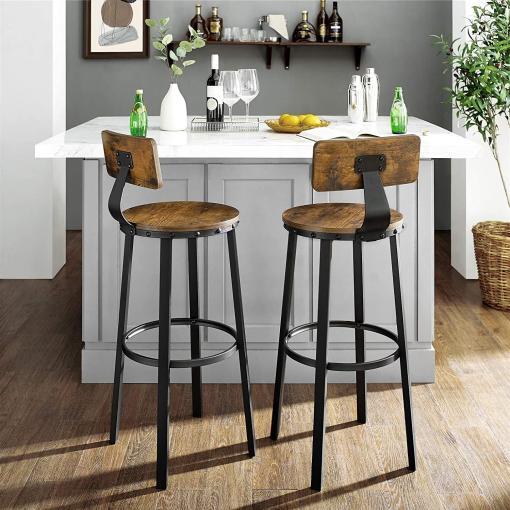 Set of 2 bar stools - Image 2